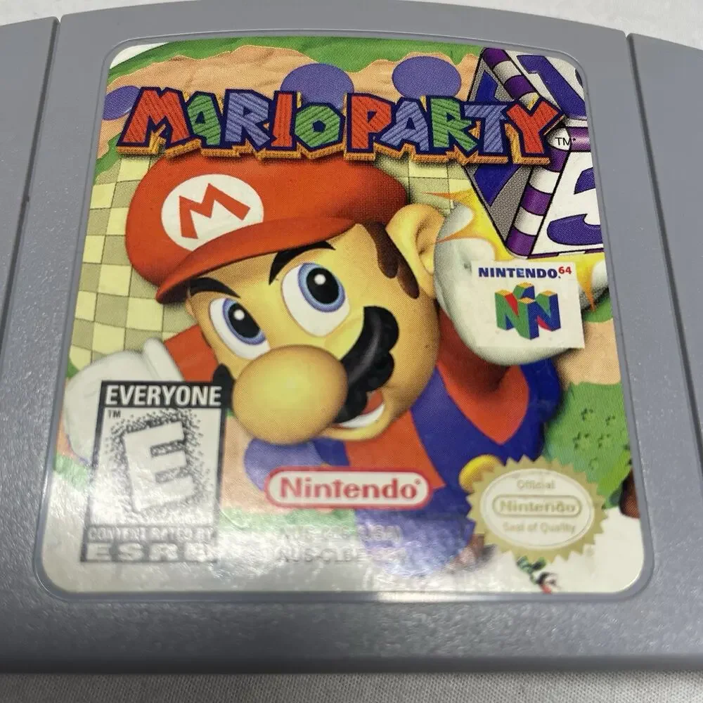 AUTHENTIC Mario Party 1 ORIGINAL NINTENDO 64 N64 Game Cartridge Works